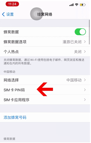 漳州苹果14维修网分享如何给iPhone14的SIM卡设置密码 