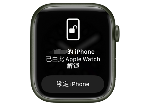 漳州苹果手机维修分享用 AppleWatch 解锁配备面容 ID 的 iPhone方法 